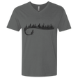 T-Shirts Heavy Metal / X-Small Wolf Tail Men's Premium V-Neck