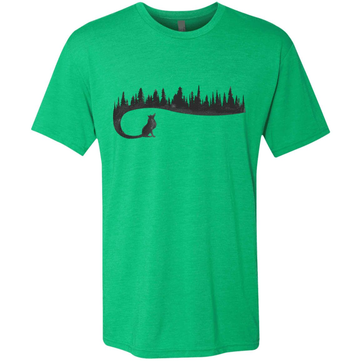 T-Shirts Envy / S Wolf Tail Men's Triblend T-Shirt