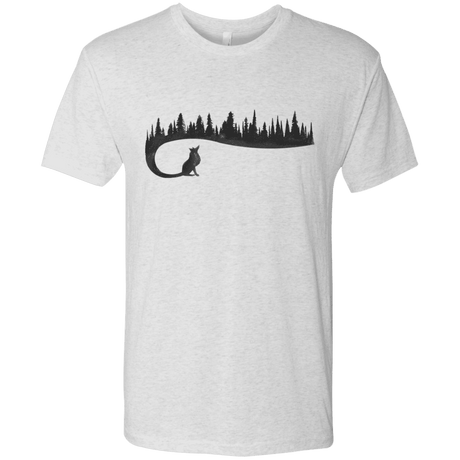 T-Shirts Heather White / S Wolf Tail Men's Triblend T-Shirt