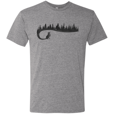 T-Shirts Premium Heather / S Wolf Tail Men's Triblend T-Shirt