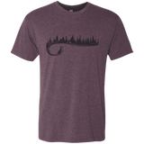 T-Shirts Vintage Purple / S Wolf Tail Men's Triblend T-Shirt