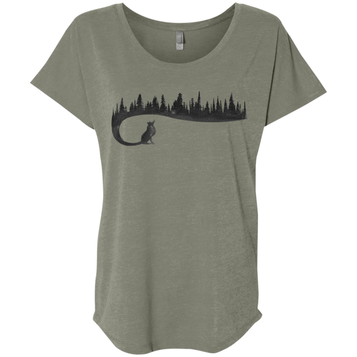 Wolf Tail Triblend Dolman Sleeve