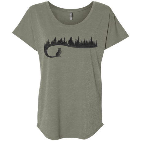 Wolf Tail Triblend Dolman Sleeve