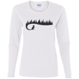 T-Shirts White / S Wolf Tail Women's Long Sleeve T-Shirt