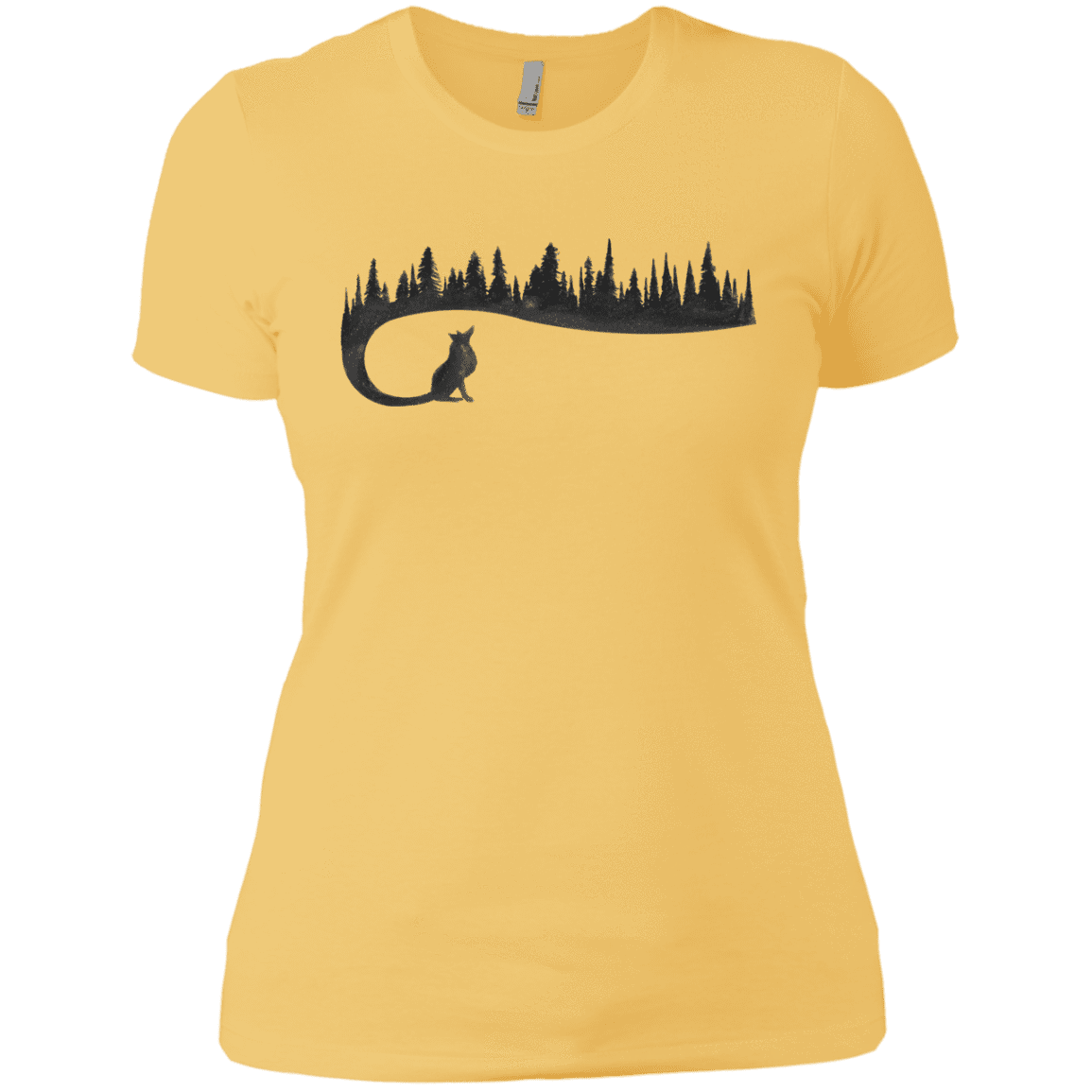 T-Shirts Banana Cream/ / X-Small Wolf Tail Women's Premium T-Shirt