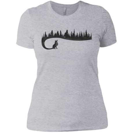 T-Shirts Heather Grey / X-Small Wolf Tail Women's Premium T-Shirt