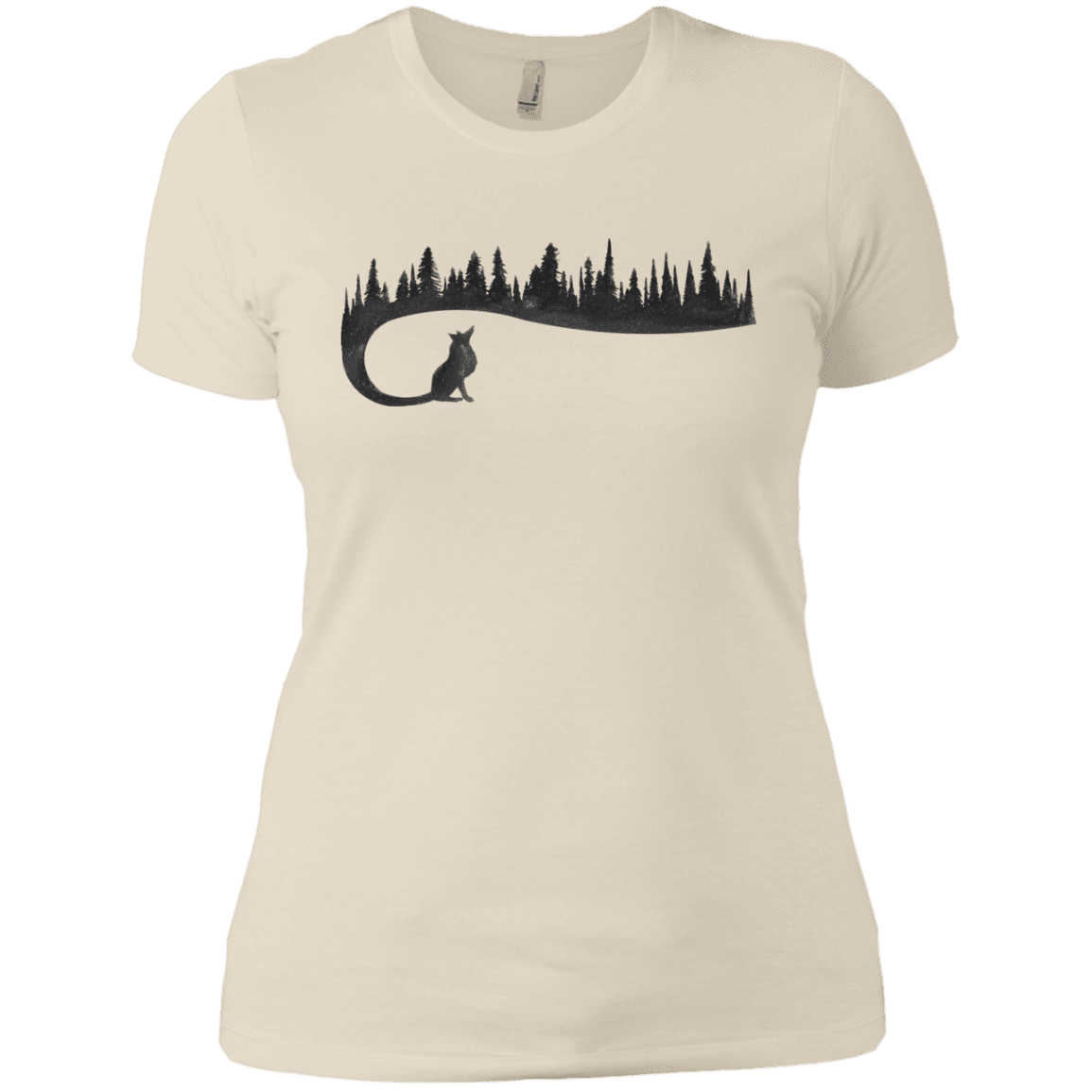 T-Shirts Ivory/ / X-Small Wolf Tail Women's Premium T-Shirt