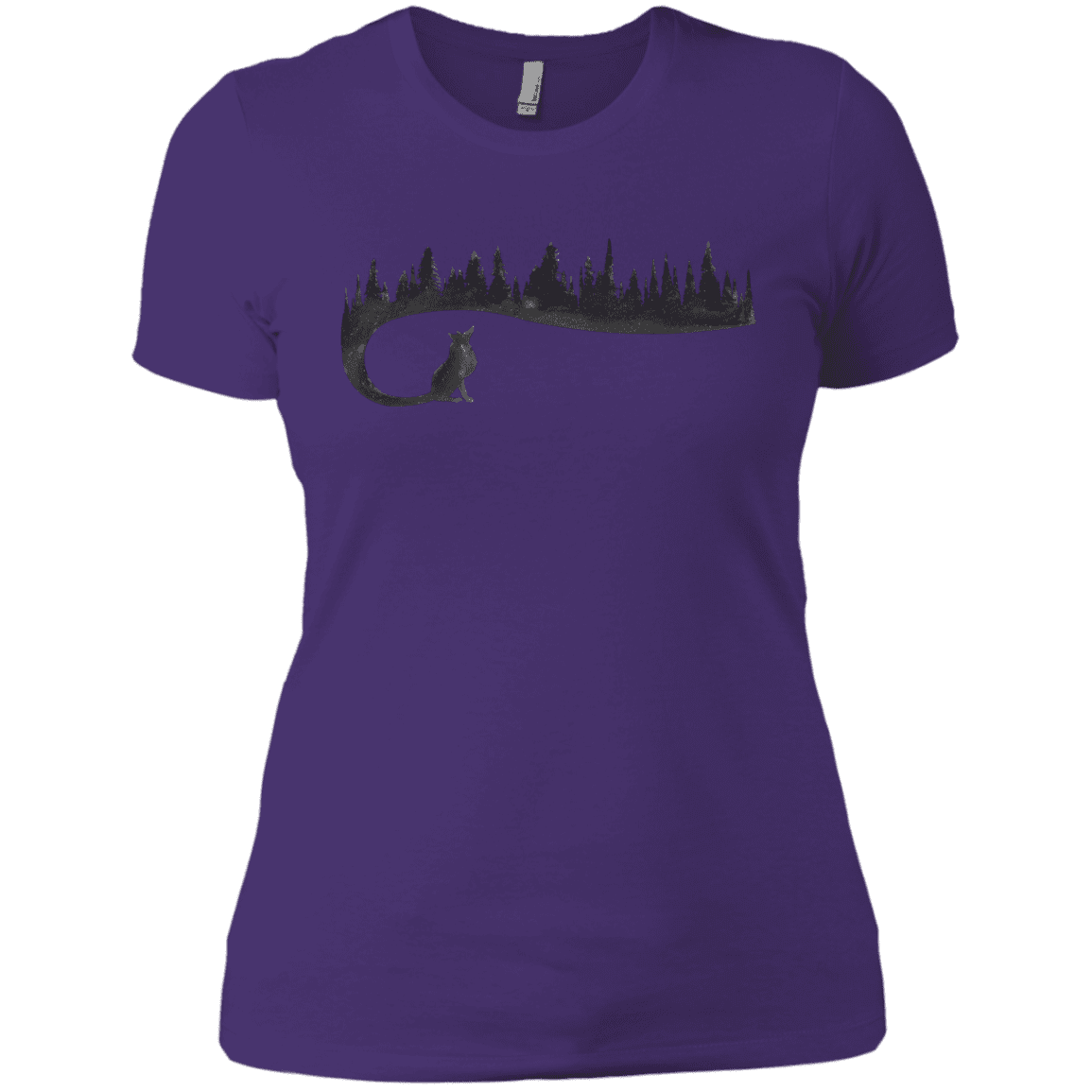 T-Shirts Purple Rush/ / X-Small Wolf Tail Women's Premium T-Shirt