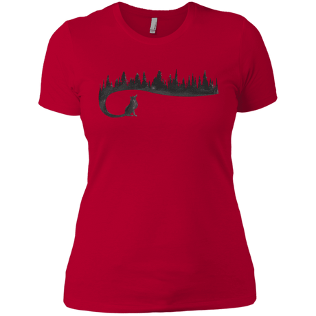T-Shirts Red / X-Small Wolf Tail Women's Premium T-Shirt