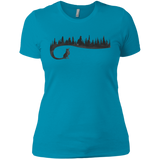 T-Shirts Turquoise / X-Small Wolf Tail Women's Premium T-Shirt