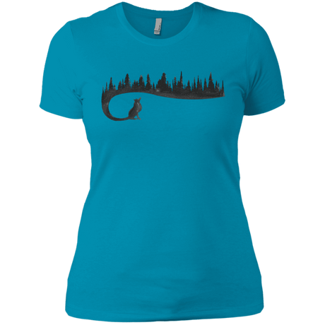 T-Shirts Turquoise / X-Small Wolf Tail Women's Premium T-Shirt