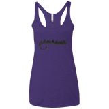 Wolf Tail Women's Triblend Racerback Tank