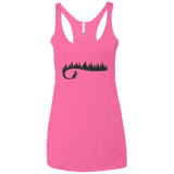 Wolf Tail Women's Triblend Racerback Tank
