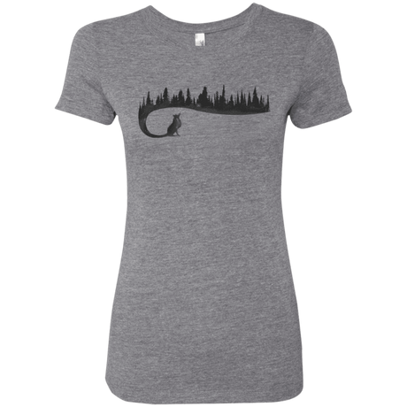 T-Shirts Premium Heather / S Wolf Tail Women's Triblend T-Shirt