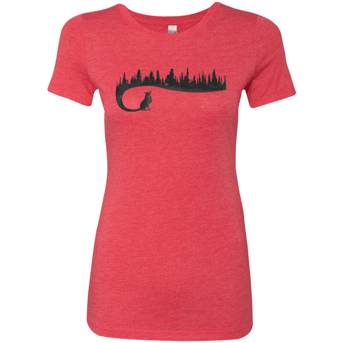T-Shirts Vintage Red / S Wolf Tail Women's Triblend T-Shirt