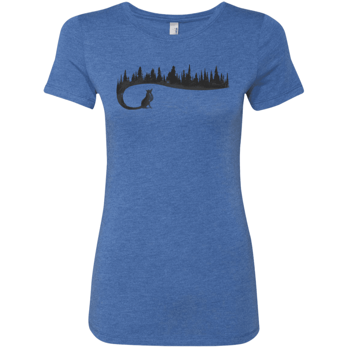 T-Shirts Vintage Royal / S Wolf Tail Women's Triblend T-Shirt