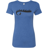 T-Shirts Vintage Royal / S Wolf Tail Women's Triblend T-Shirt