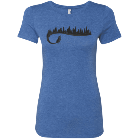 T-Shirts Vintage Royal / S Wolf Tail Women's Triblend T-Shirt
