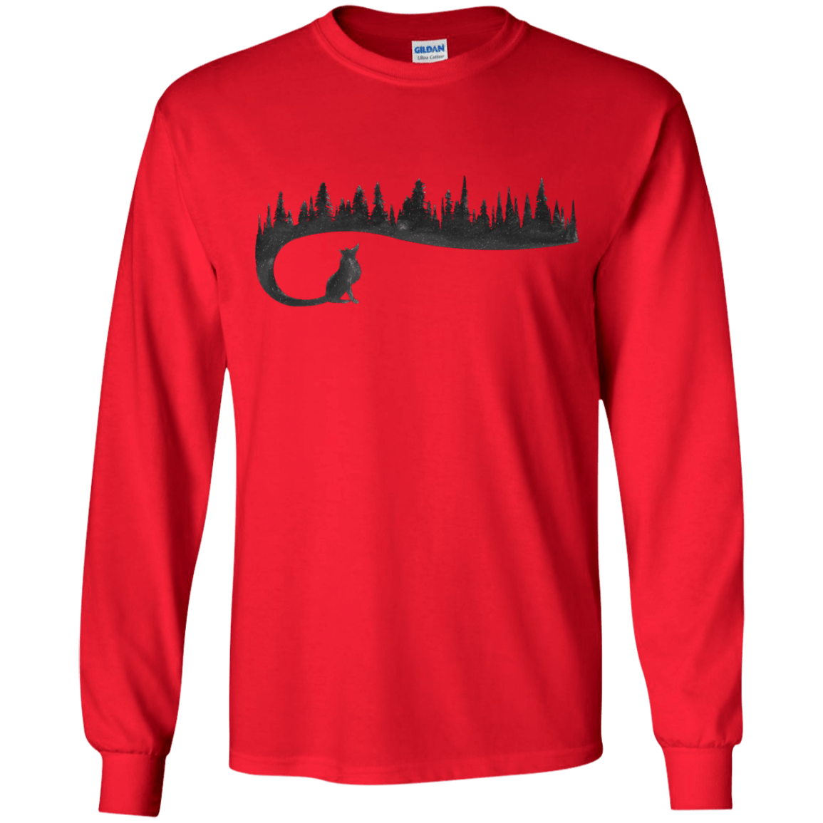Wolf Tail Youth Long Sleeve T-Shirt