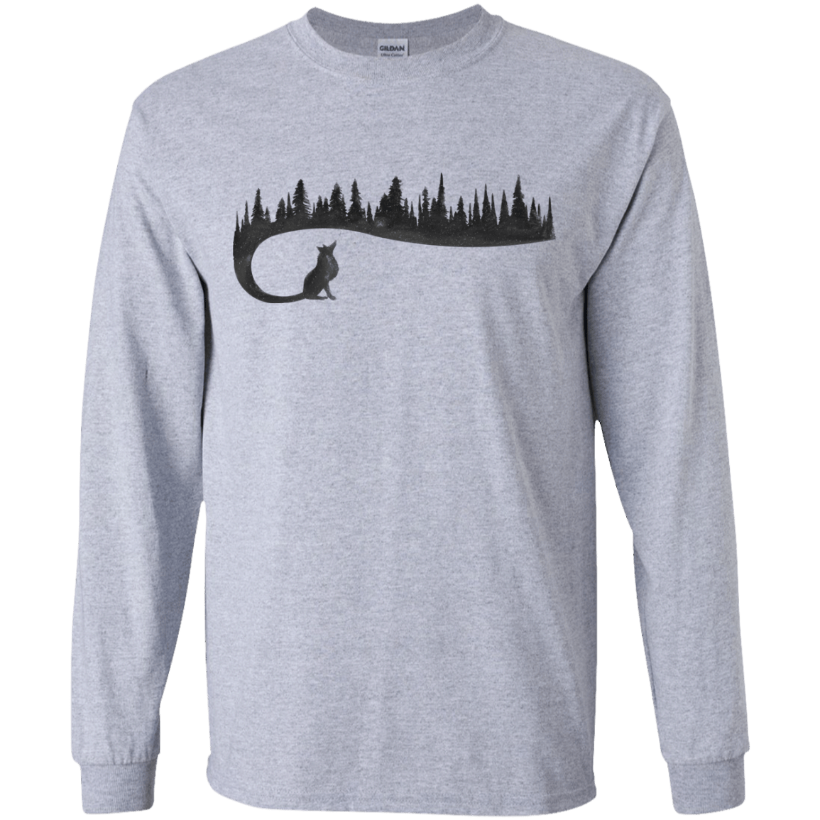 Wolf Tail Youth Long Sleeve T-Shirt