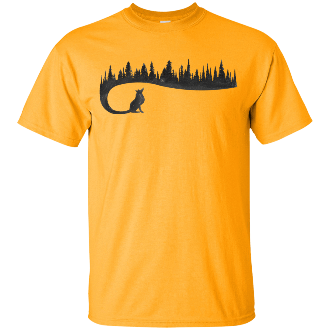 T-Shirts Gold / YXS Wolf Tail Youth T-Shirt