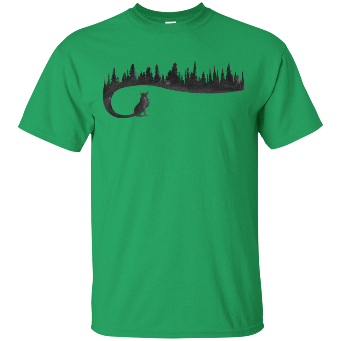 T-Shirts Irish Green / YXS Wolf Tail Youth T-Shirt