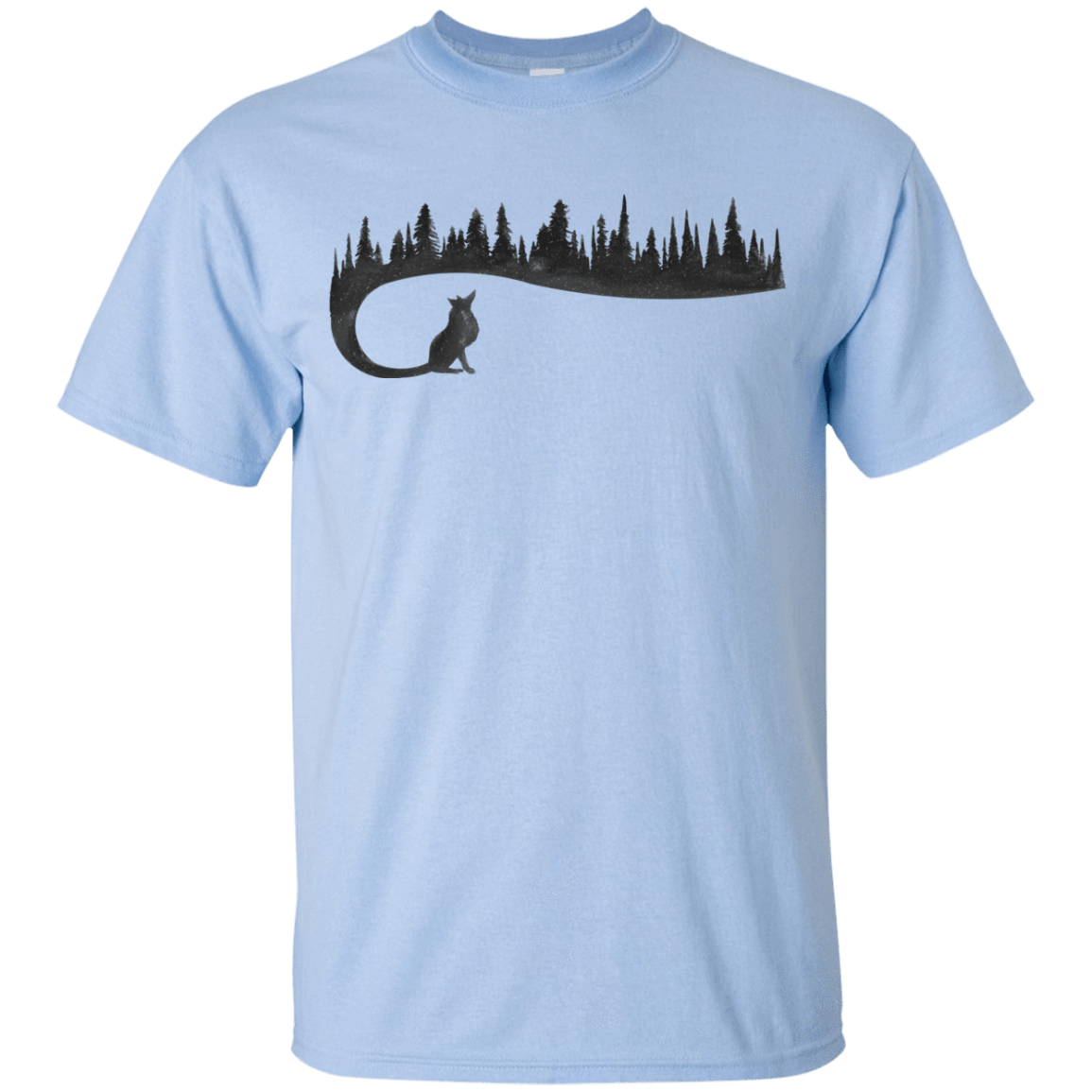 T-Shirts Light Blue / YXS Wolf Tail Youth T-Shirt