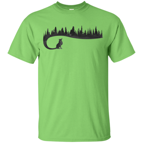 T-Shirts Lime / YXS Wolf Tail Youth T-Shirt