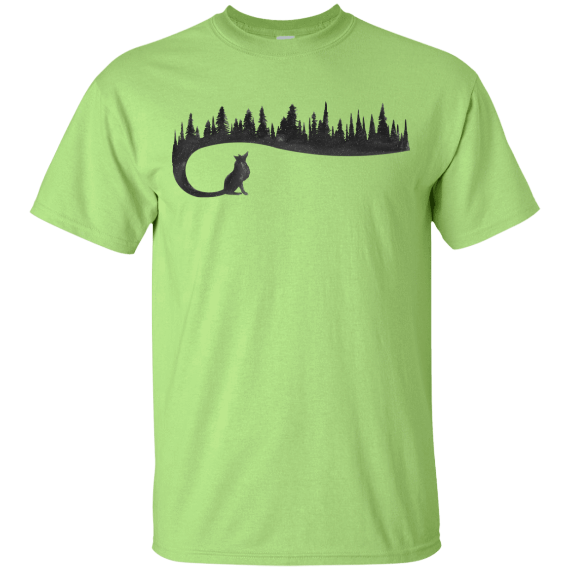 T-Shirts Mint Green / YXS Wolf Tail Youth T-Shirt