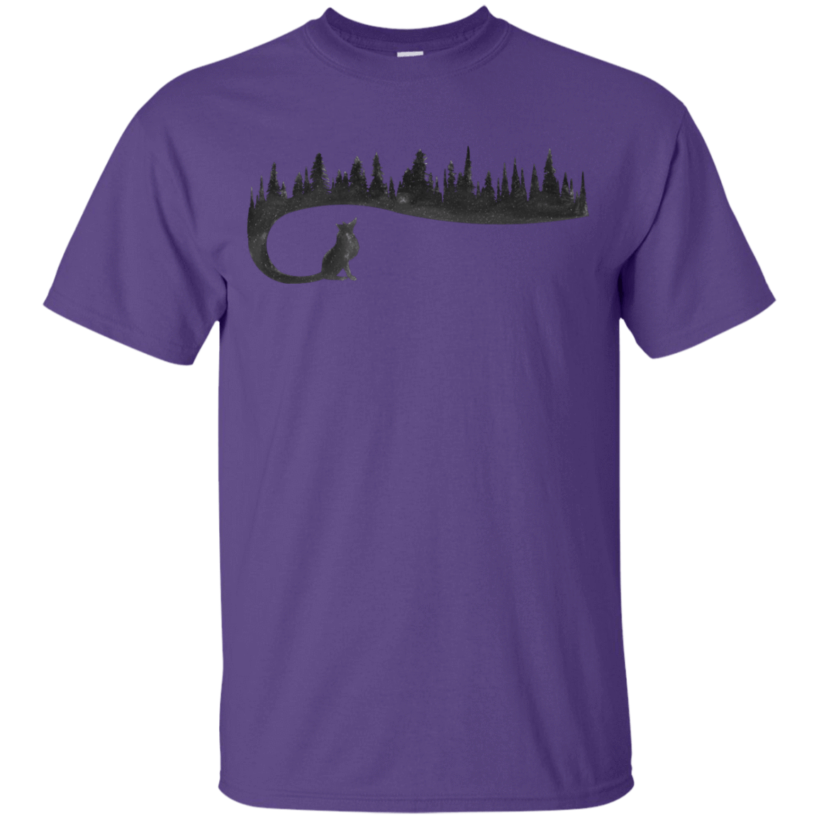 T-Shirts Purple / YXS Wolf Tail Youth T-Shirt