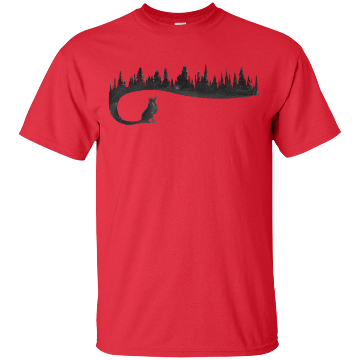 T-Shirts Red / YXS Wolf Tail Youth T-Shirt