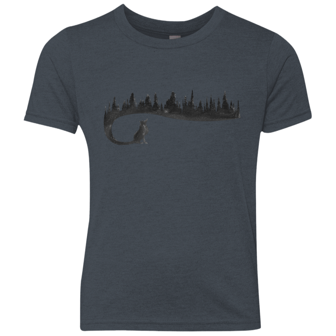 Wolf Tail Youth Triblend T-Shirt