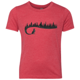 Wolf Tail Youth Triblend T-Shirt