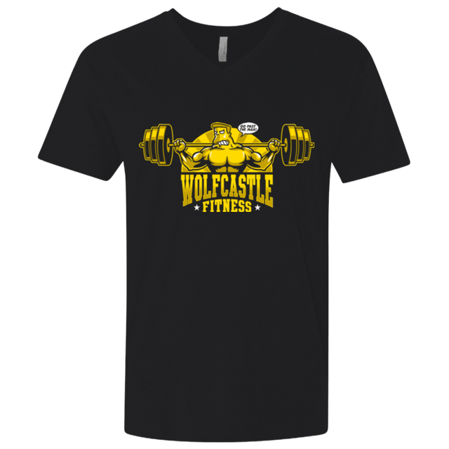 T-Shirts Black / X-Small Wolfcastle Fitness Men's Premium V-Neck