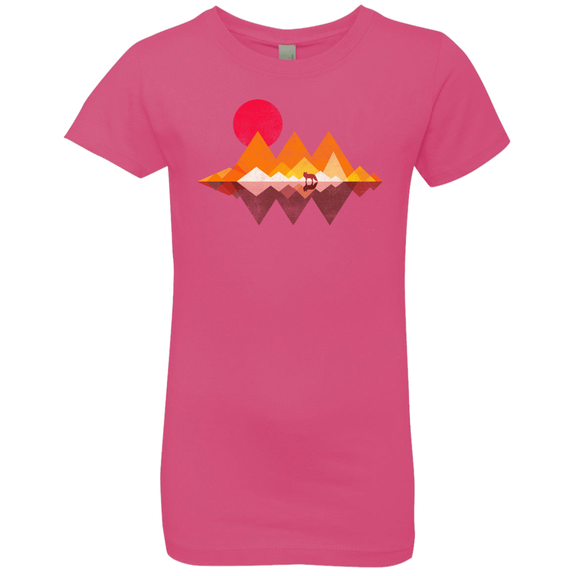 T-Shirts Hot Pink / YXS Wolflands Girls Premium T-Shirt