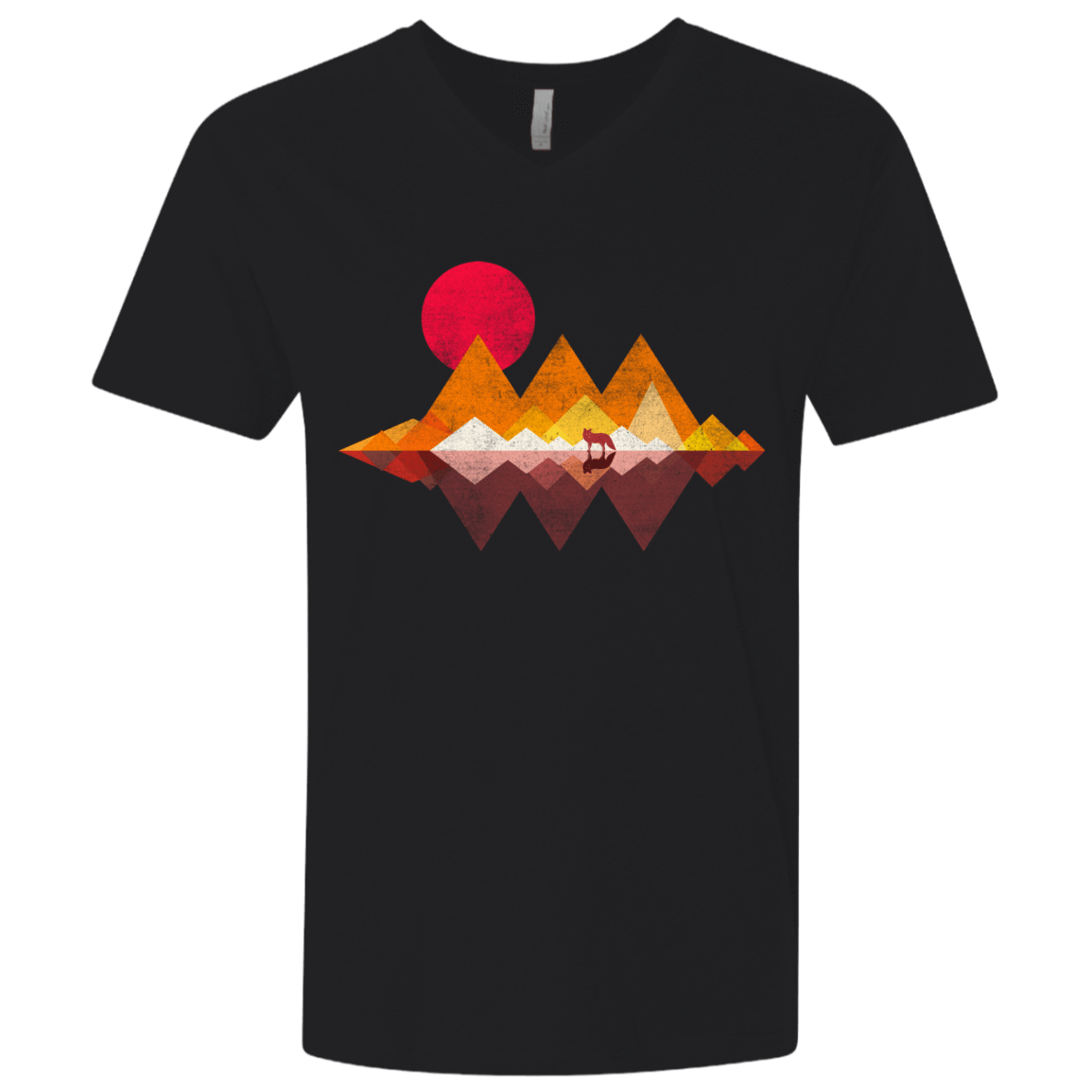 T-Shirts Black / X-Small Wolflands Men's Premium V-Neck