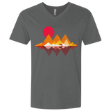 T-Shirts Heavy Metal / X-Small Wolflands Men's Premium V-Neck