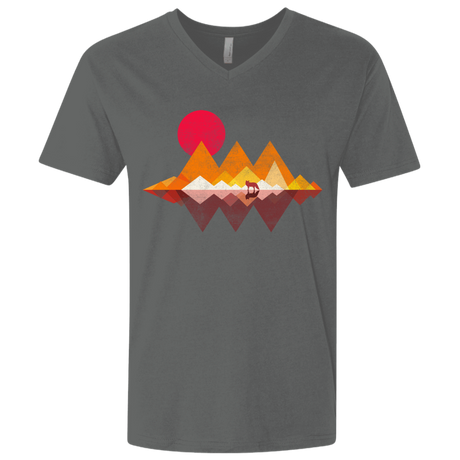 T-Shirts Heavy Metal / X-Small Wolflands Men's Premium V-Neck