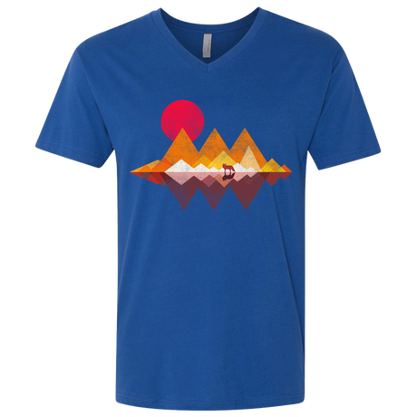 T-Shirts Royal / X-Small Wolflands Men's Premium V-Neck