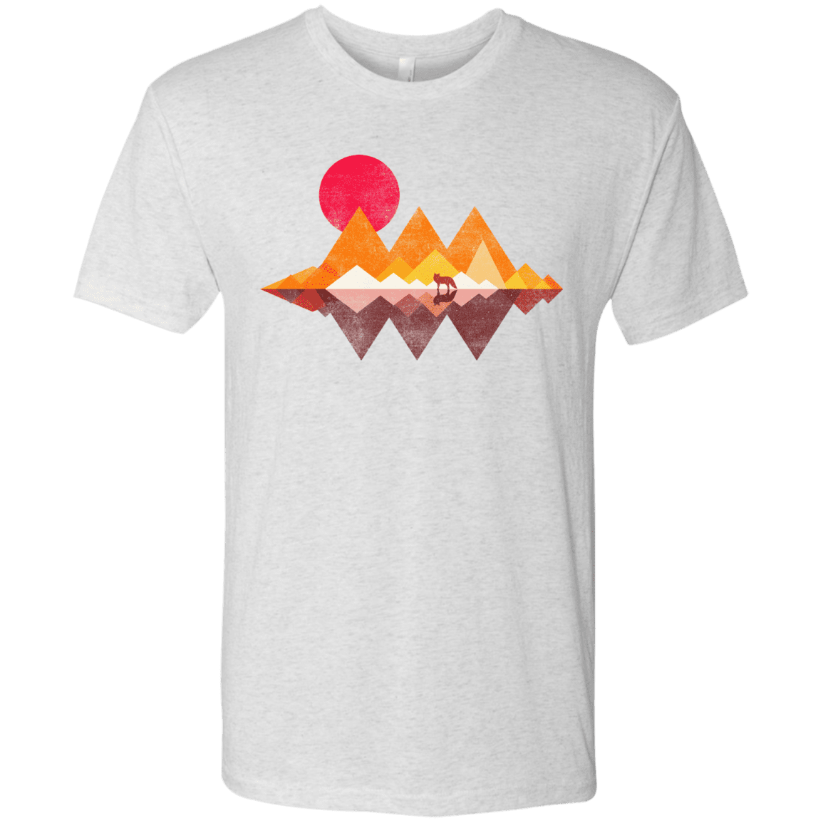 T-Shirts Heather White / S Wolflands Men's Triblend T-Shirt