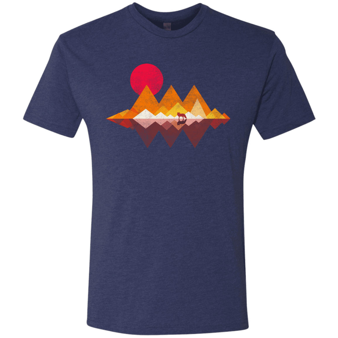 T-Shirts Vintage Navy / S Wolflands Men's Triblend T-Shirt