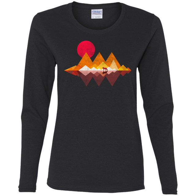 T-Shirts Black / S Wolflands Women's Long Sleeve T-Shirt