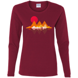 T-Shirts Cardinal / S Wolflands Women's Long Sleeve T-Shirt