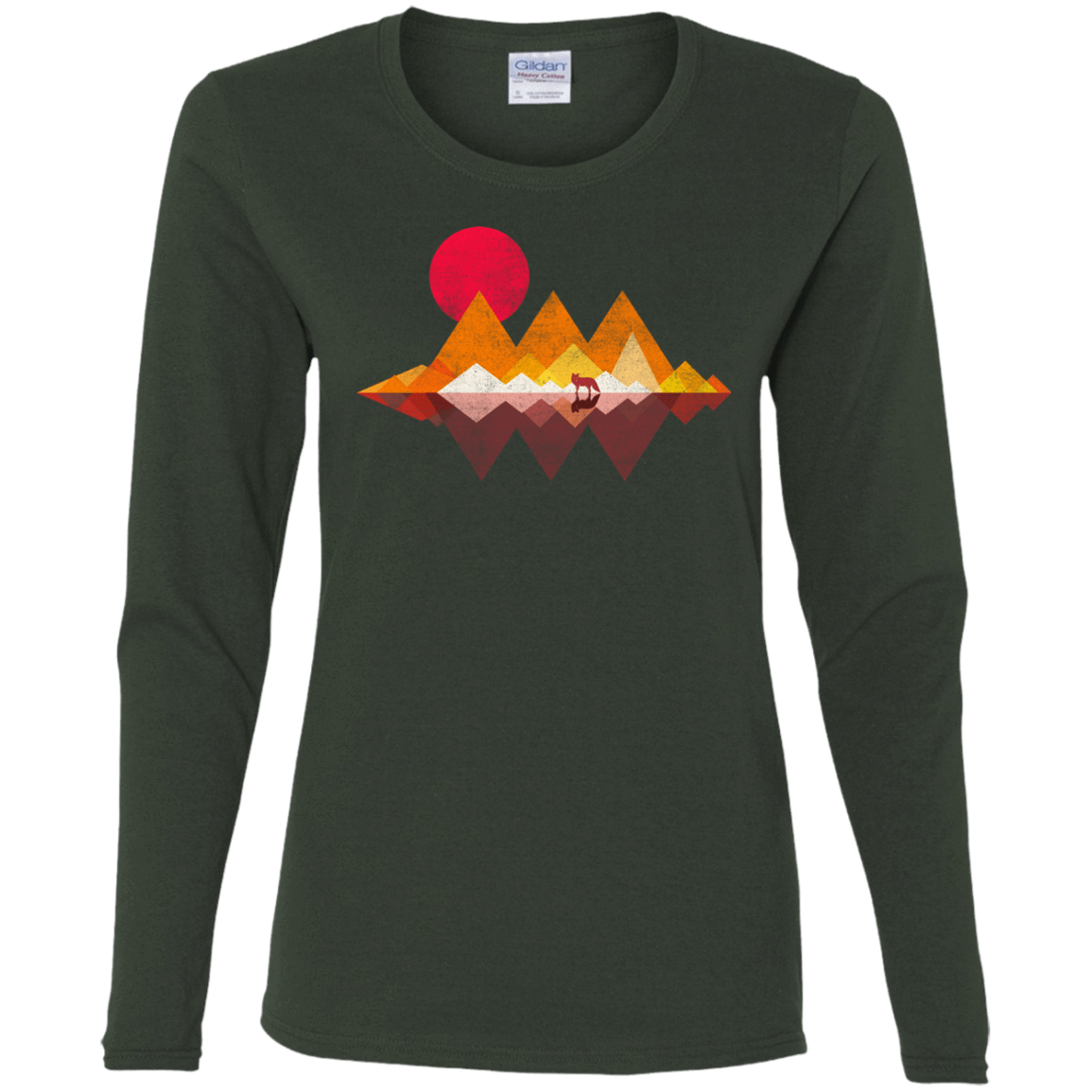T-Shirts Forest / S Wolflands Women's Long Sleeve T-Shirt