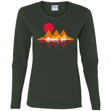 T-Shirts Forest / S Wolflands Women's Long Sleeve T-Shirt