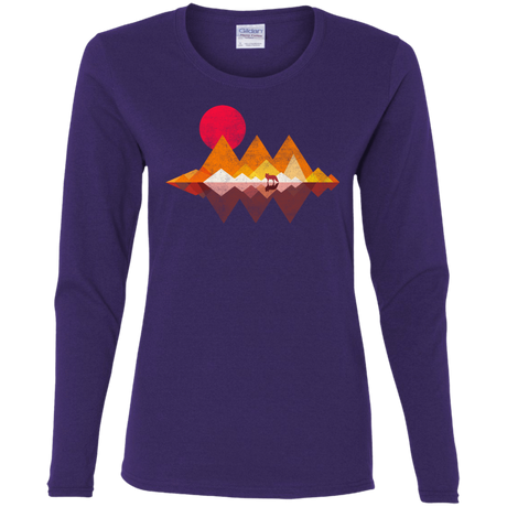 T-Shirts Purple / S Wolflands Women's Long Sleeve T-Shirt