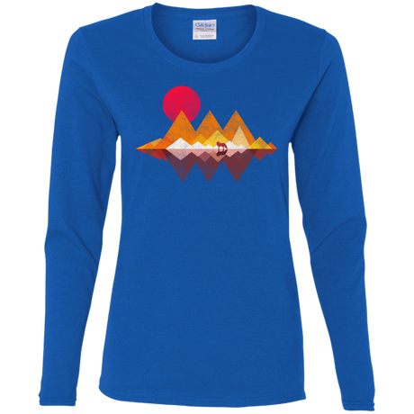 T-Shirts Royal / S Wolflands Women's Long Sleeve T-Shirt