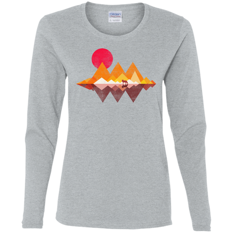 T-Shirts Sport Grey / S Wolflands Women's Long Sleeve T-Shirt