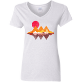 T-Shirts White / S Wolflands Women's V-Neck T-Shirt