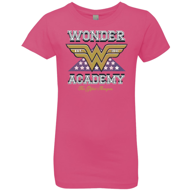 T-Shirts Hot Pink / YXS Wonder Academy Girls Premium T-Shirt